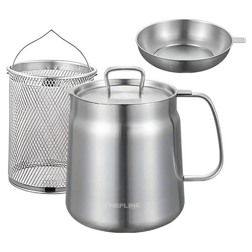 셰프라인 인덕션 304스테인레스 멀티팟 2L, CLHH-KP28, 1개, 12.5cm