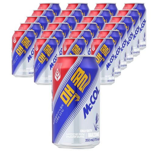 맥콜 캔, 350ml, 24개