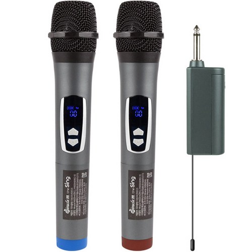 미라클엠 무선 더씽 마이크 2p + 수신기 세트, M900-HA, 혼합색상