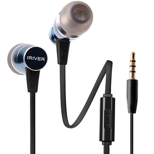 아이리버 커널형 유선 이어폰, 다크블루, BHC-180