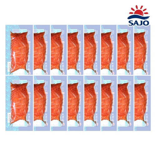 사조씨푸드 훈제연어 100g 16팩 대용량 무료배송, 1개, 1600g