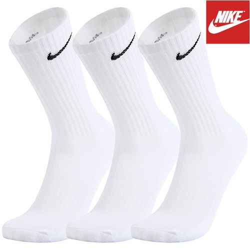 나이키 에브리데이 쿠션 장목양말 1팩 3세트 SX7664-100 이미지