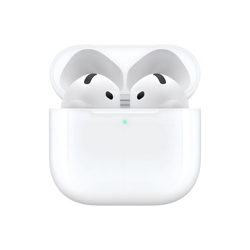 Apple 2024 에어팟 4세대 액티브 노이즈 캔슬링 블루투스 이어폰 이미지