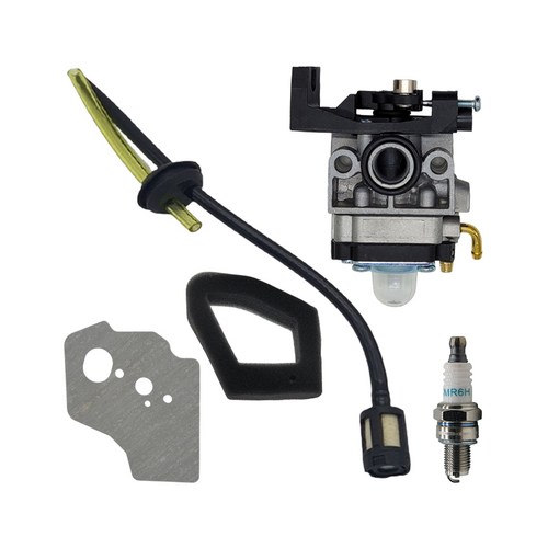 혼다 예초기 카브레타 연료호스 가스켓 에어크리너 점화플러그 5종세트 GX35 호환 부품, 1세트