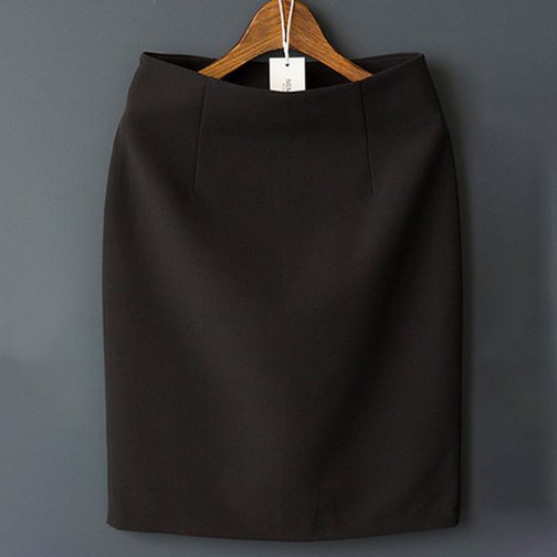 네모엔룩 테라베이직 데일리 H라인 하프 스커트