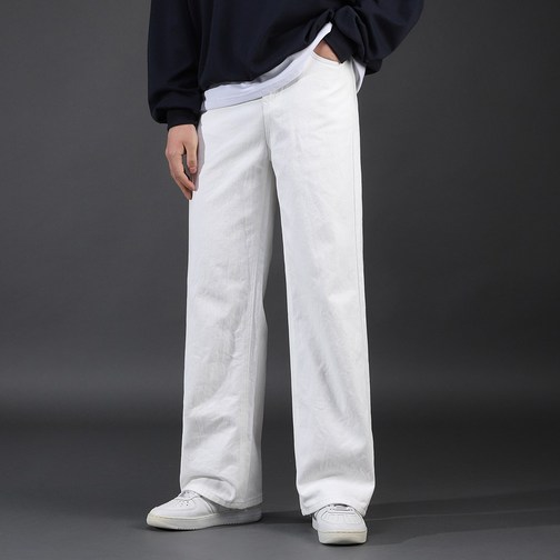 후앙스 3단 기장 와이드 뒷밴딩 오버핏 면 코튼 팬츠 GZCP-5207