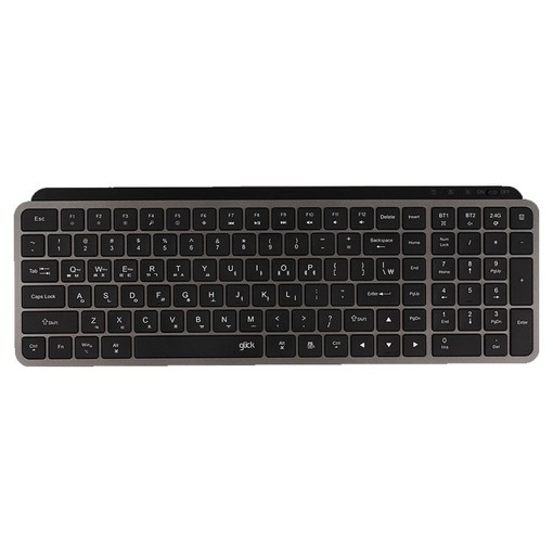 지클릭커 오피스프로 펜타 멀티페어링 저소음 블루투스 105키 무선 키보드