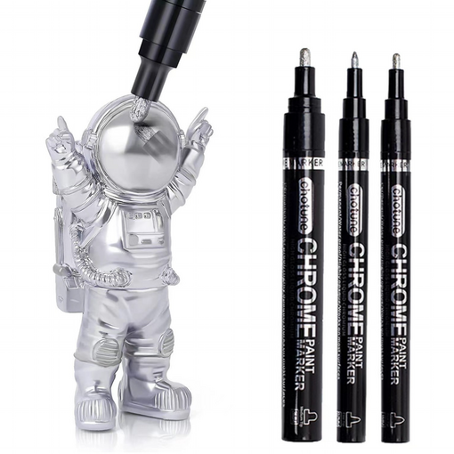 디와이툴즈 실버 크롬 마카펜  미러도색 피규어 자동차 플라스틱 금속 전용 마커