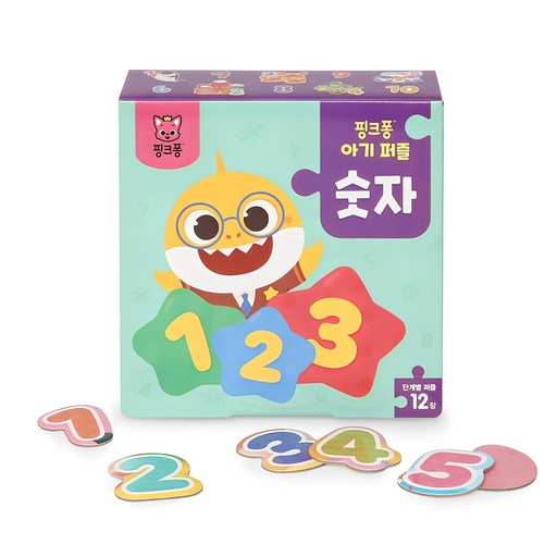 ThePinkfongCompany 寶寶數字拼圖 (12張階段性拼圖), 參考詳細說明, 3歲以上
