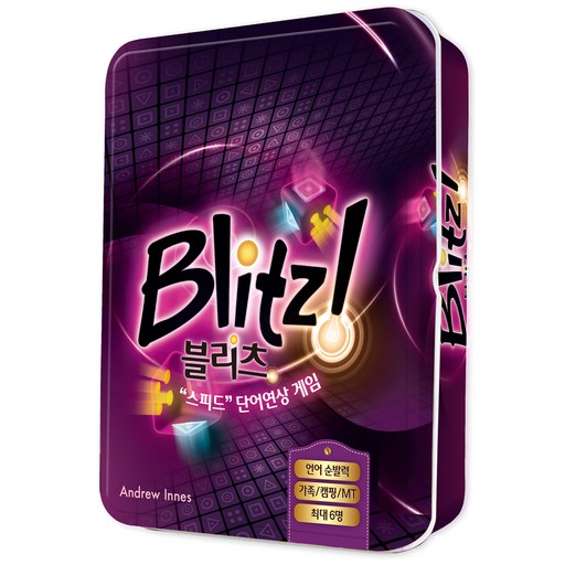 블리츠 스피드 단어연상 보드게임, 혼합색상, 1개