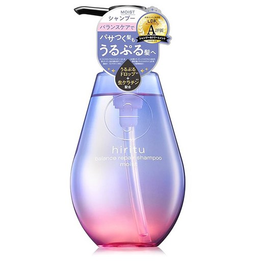hiritu 平衡修護保濕鎖水胺基酸洗髮精, 410ml, 1瓶