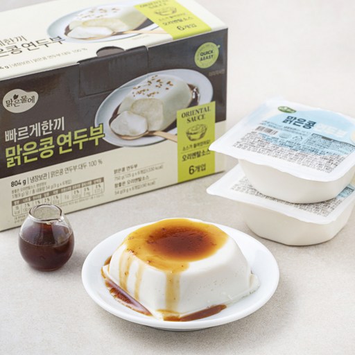 [로켓프레시] 맑은물에 빠르게한끼 맑은콩 연두부 오리엔탈소스