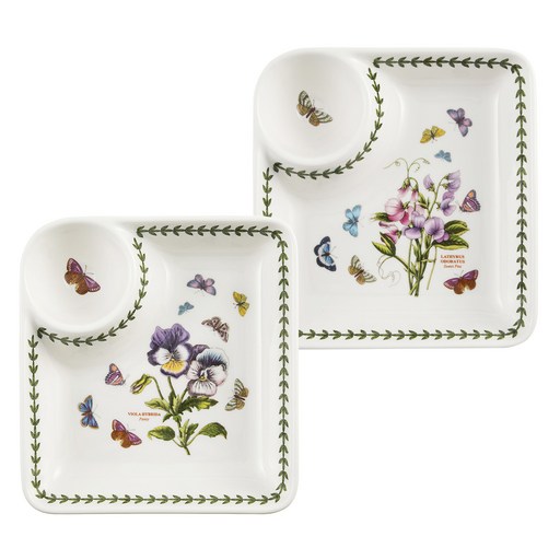 포트메리온 보타닉가든 만두 접시 2종 세트