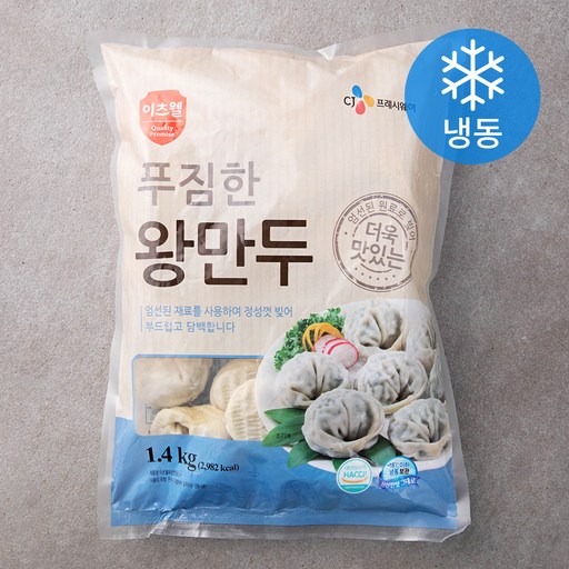이츠웰 푸짐한 왕만두 (냉동), 1.4kg, 1개