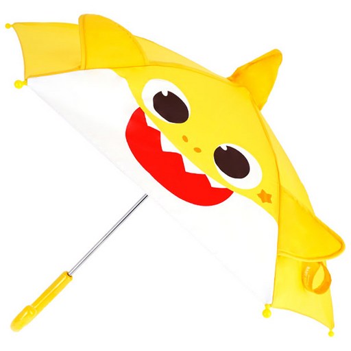 pinkfong 碰碰狐 寶寶鯊魚立體 40可視性佳 兒童雨傘 MUPFU10029