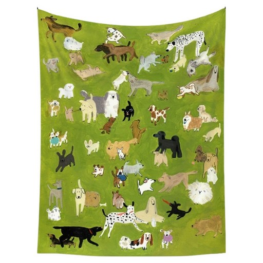 마켓에이 드로잉 강아지 태피스트리