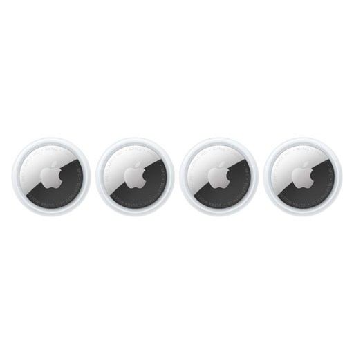 Apple AirTag 2代 A2937 MFEA4TA/A, 銀色, 4個