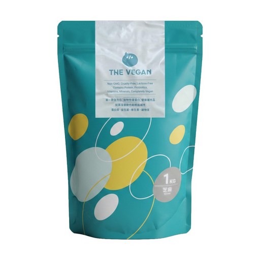 THE VEGAN 樂維根 經典植物優蛋白 芝麻, 1kg, 1個