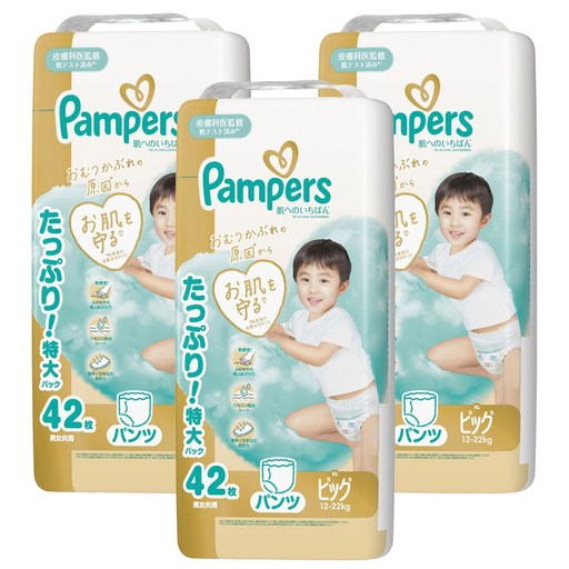 Pampers 幫寶適 日本境內版 褲型尿布 12~22kg, XL, 126片