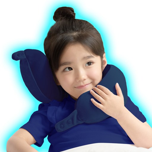 지티스 아동용 양면 기내용 여행용 다용도 목베개