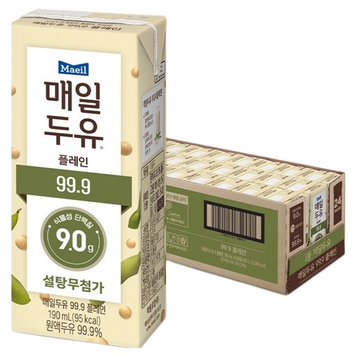 식품 매일두유 99.9 플레인 리뷰