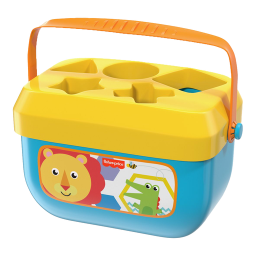 fisher-price 費雪 寶寶積木盒, 混合顏色, 1組
