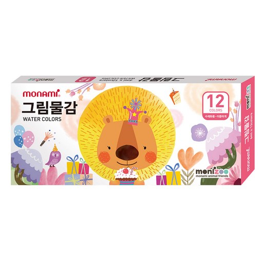 모나미 모니주 그림물감 핑크