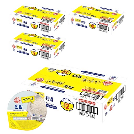 오뚜기 흰밥, 210g, 48개