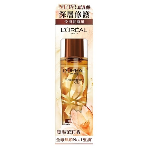 L'OREAL PARiS 巴黎萊雅 金緻護髮精油 棕色款, 100ml, 1瓶