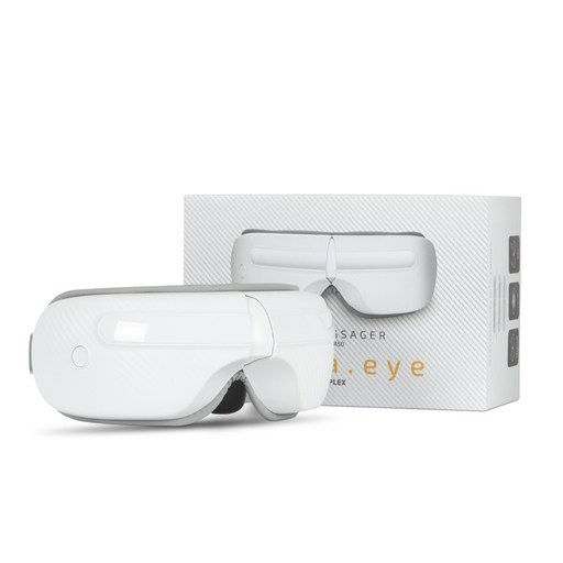 듀플렉스 쎄라아이 무선 온열 눈마사지기, DPEM50, WHITE