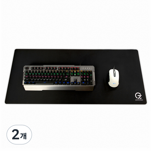 게이밍지오 게이밍 마우스패드 GzMP900, 단일 색상, 2개
