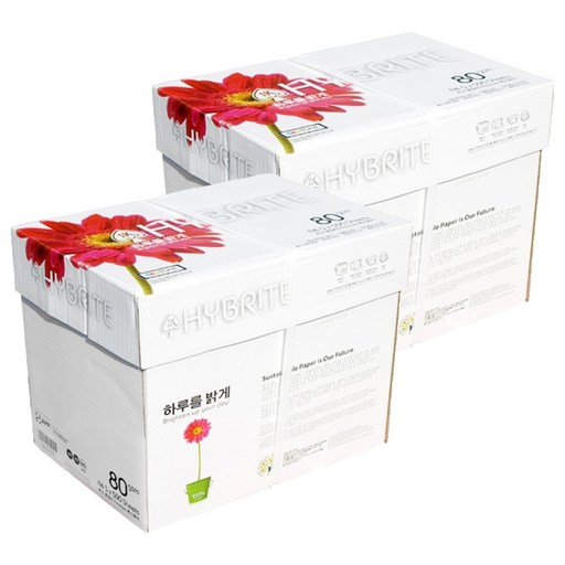 하이브라이트 80g 복사용지 고품질 사무실 필수품