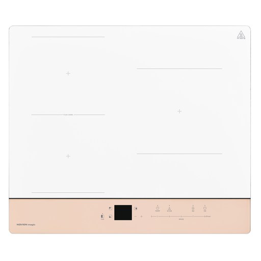 나비엔매직 인덕션 2분할 전기레인지 3구 WHITE  ROSE BEIGE, ERI3463AF, 빌트인
