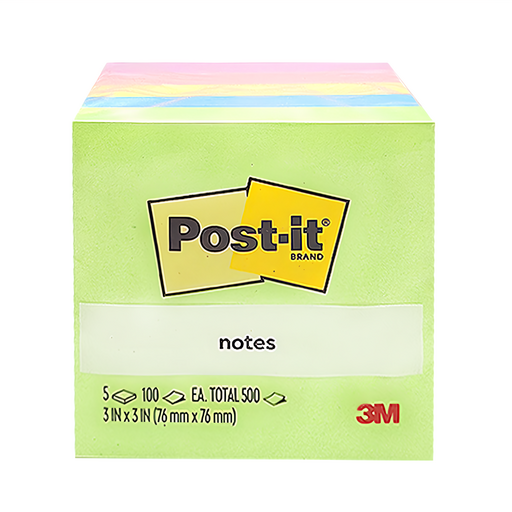 3M Post-it 利貼 可再貼便條紙紙磚 654-5FF, Floral Fantasy, 500張, 1組