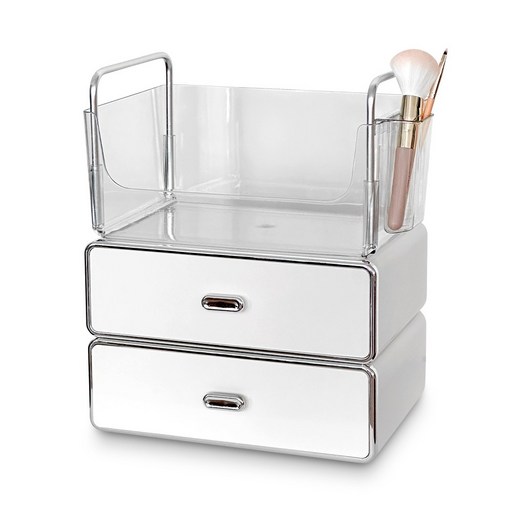 품절대란템 루시아이 모던 스퀘어 화장품 정리함 3단