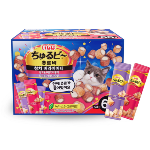 이나바 츄르비 짜먹는 고양이 간식 QSC-285