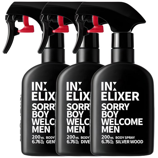 이넬릭서 바디스프레이 남자향수 풀세트 3종