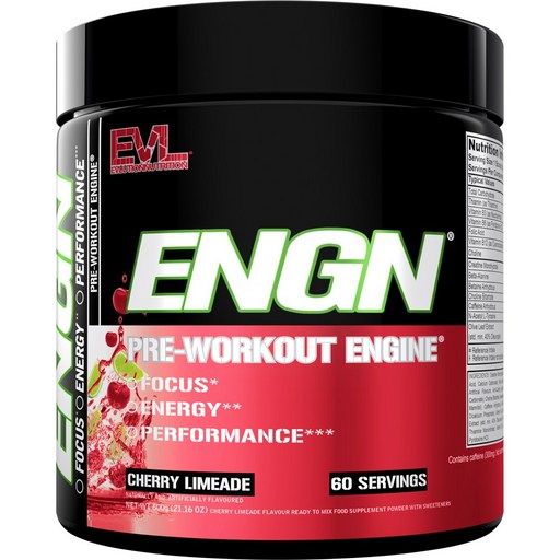 EVLUTIONNUTRITION ENGN 프리-워크아웃 엔진 체리 라임에이드 맛