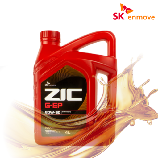 SK 지크 GEP 80W90 4리터 다목적 데후 후륜기어 수동미션오일 API CL4, 1개