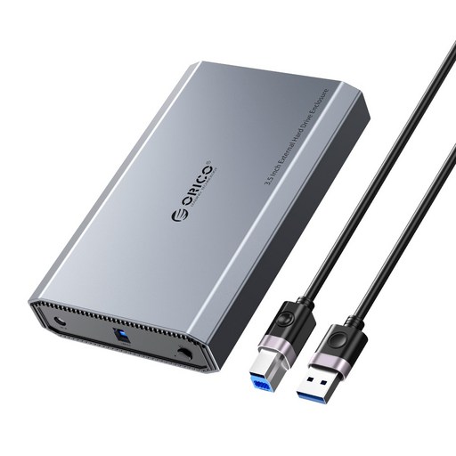오리코 알루미늄 합금 3.5형 HDD 외장하드케이스 DD35