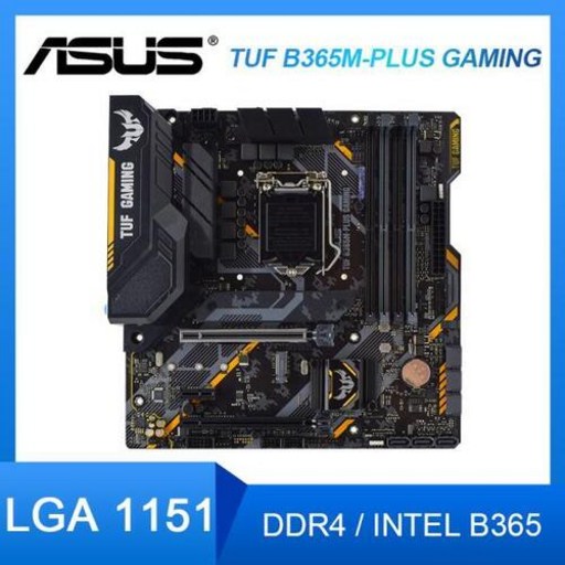 메인보드 LGA 1151 마더 보드 ASUS TUF B365M-PLUS 게이밍 마더 보드 1151 DDR4 64GB Intel B365 M.2 USB3.1Micro ATX 코어 i, 한개옵션0