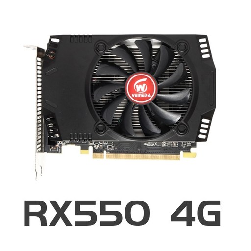 [해외]VEINEDA RX550 4GB 그래픽 카드 GDDR5 AMD Radeon rx