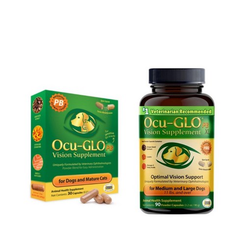 강아지 고양이 겸용 눈 영양제 예방 미국 OcuGLO 오큐 글로 캡슐 30정 90정 선택가능