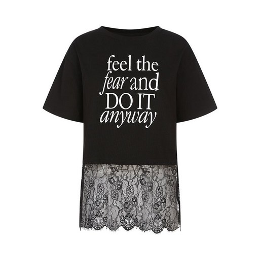 반에이크 반에이크  레이스배색 반팔티셔츠VB46TSQ309Z