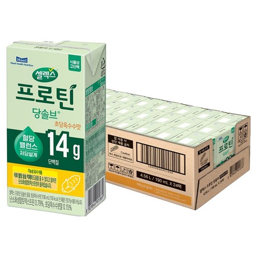 셀렉스 식물성 고단백 프로틴 초당옥수수맛