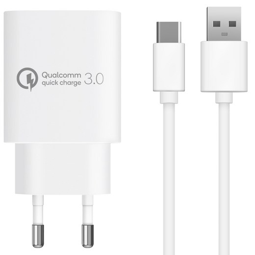 퀄컴 QC3.0 18W 고속충전기 + 타입C케이블 1.2m