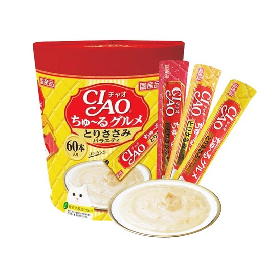 챠오츄르 구루메 고양이 간식 닭 60p