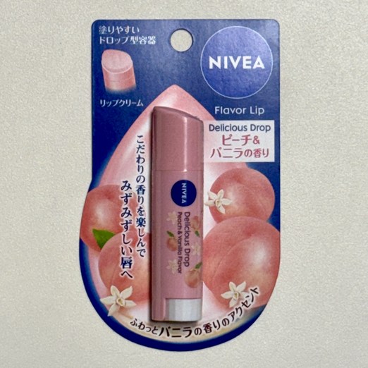 니베아 복숭아 립밤 일본 한정판 3.5g 정품