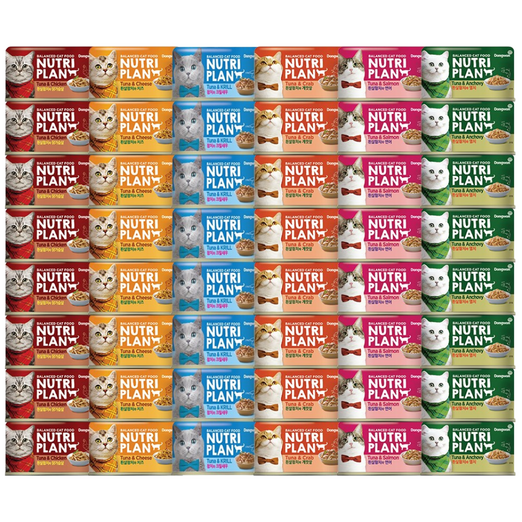 동원 뉴트리플랜 캣 습식캔 6종 콤보160g x 48개