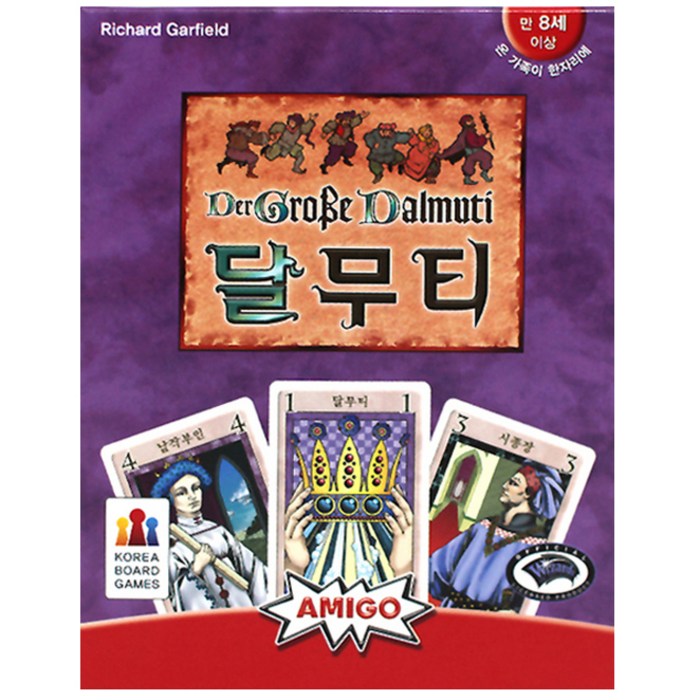 코리아보드게임즈 달무티 보드게임, 혼합색상, 1개